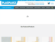 Tablet Screenshot of plasplugs.com